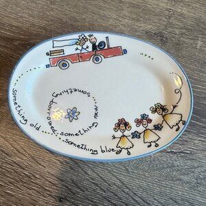 Brunelli Spose Oval Wedding Plate Made in Italy